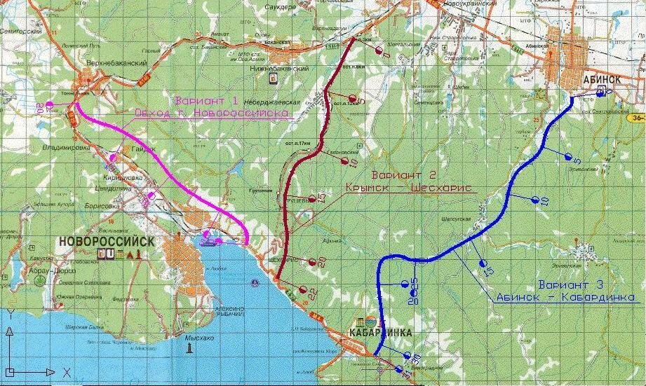 Канск объездная дорога карта