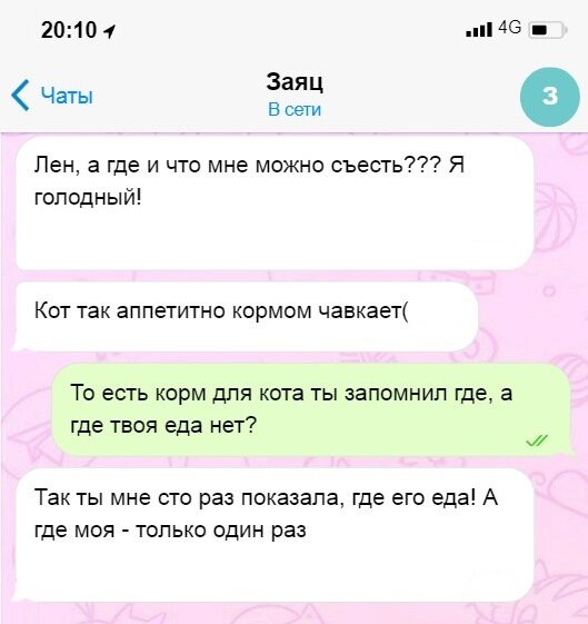 Все изображения переписок - автора.