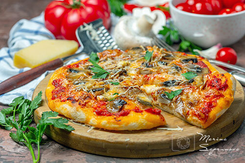 Домашняя пицца.