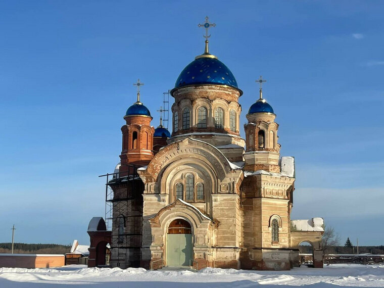    В Курганской области отреставрируют Никольский храм Свято-Введенского женского монастыря, построенный в 1849 году
