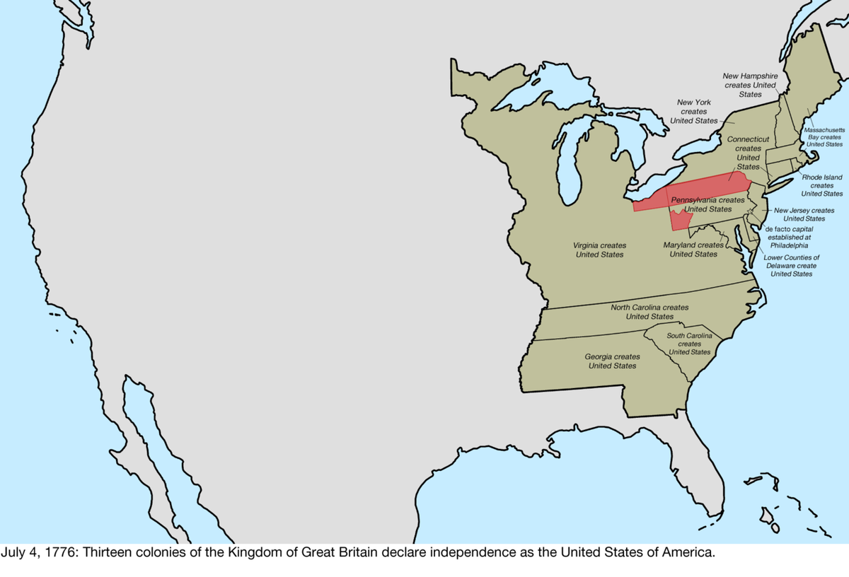 Первый 13 штатов сша. США В 1776 году карта. Территория США В 1776 году на карте. Границы США на 1776 год. США 1787 карта.