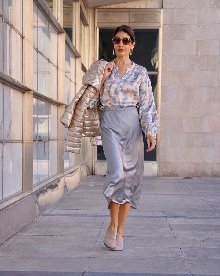 Серый кардинал моды: как носить серый в 50+, чтобы образ не выглядел ...