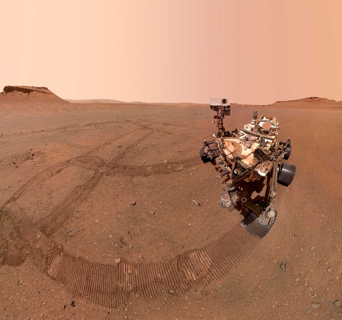 Снимок Марса из космоса