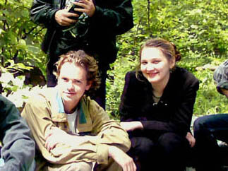 Мы с Ромой в Железногорске, июнь 2003.