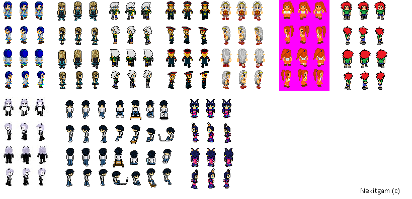 Мои JRPG персонажи.