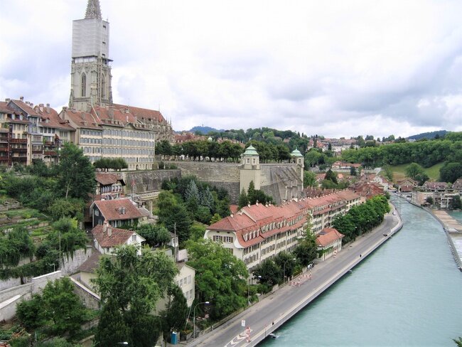 Вид на реку Ааре. Фото автора 