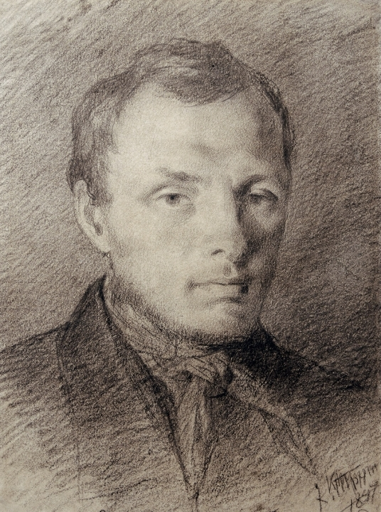 КОНСТАНТИН ТРУТОВСКИЙ. ПОРТРЕТ ФЕДОРА ДОСТОЕВСКОГО. 1847. ГОСУДАРСТВЕННЫЙ ЛИТЕРАТУРНЫЙ МУЗЕЙ, МОСКВА