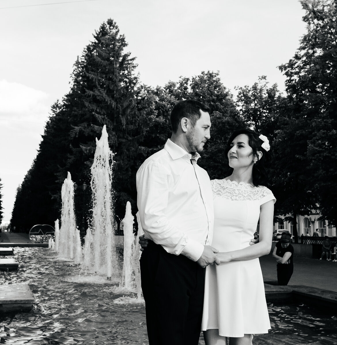 Молодожёны Роза и Эльмир, Уфа, 30.07.2022