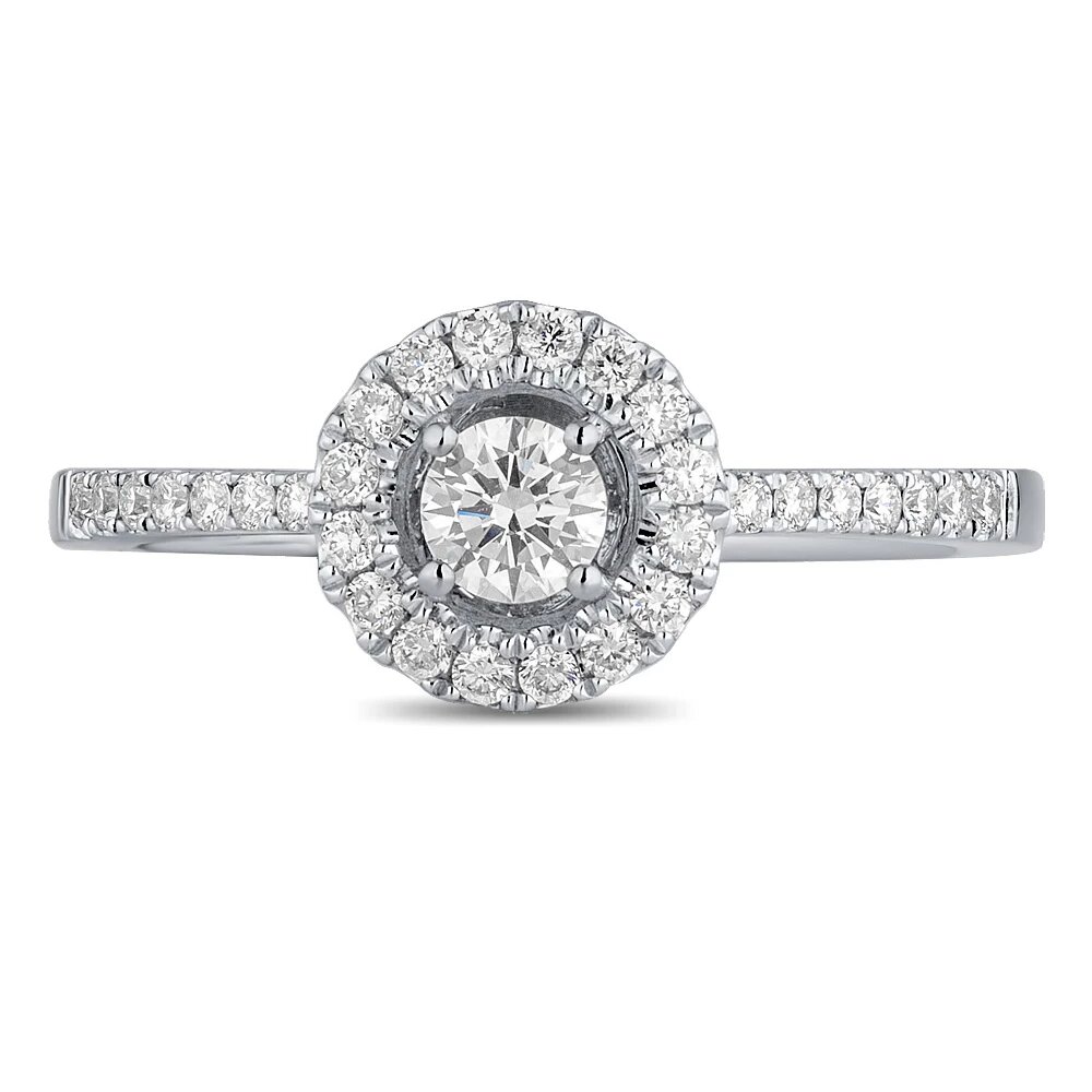 Классические halo ring в исполнении My Diamonds