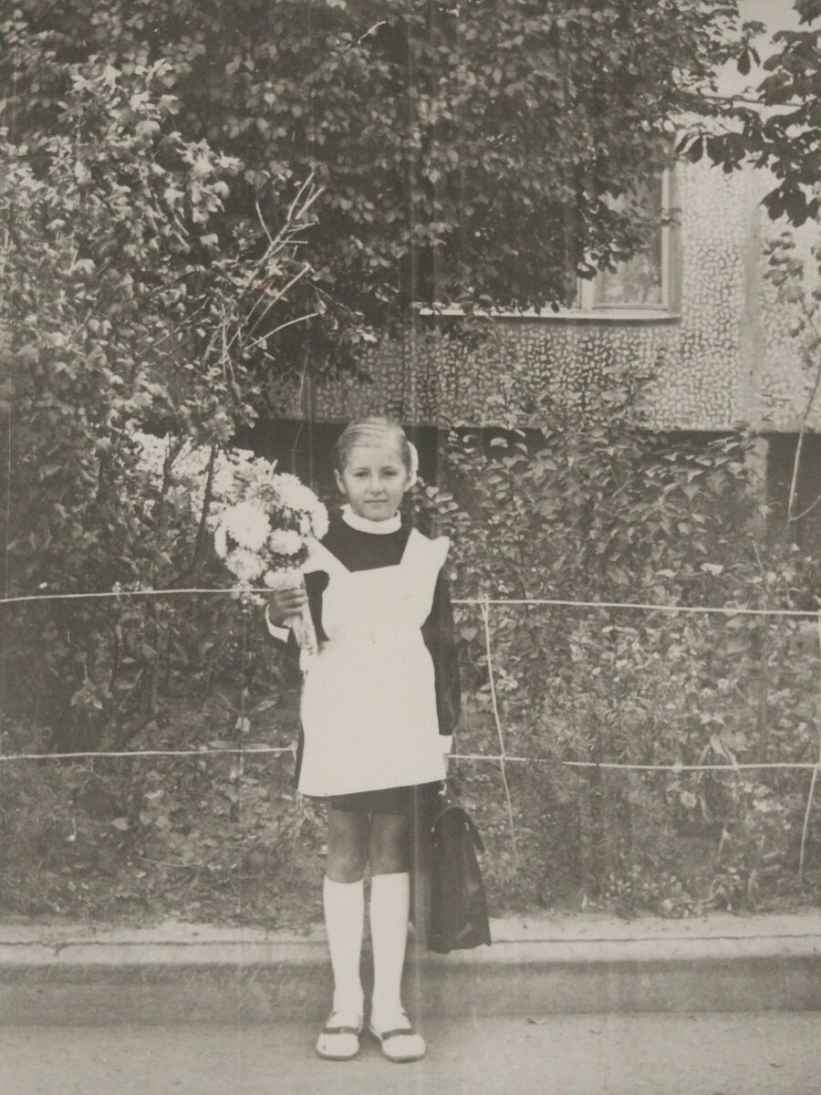 Фото автора. Первый раз в первый класс!