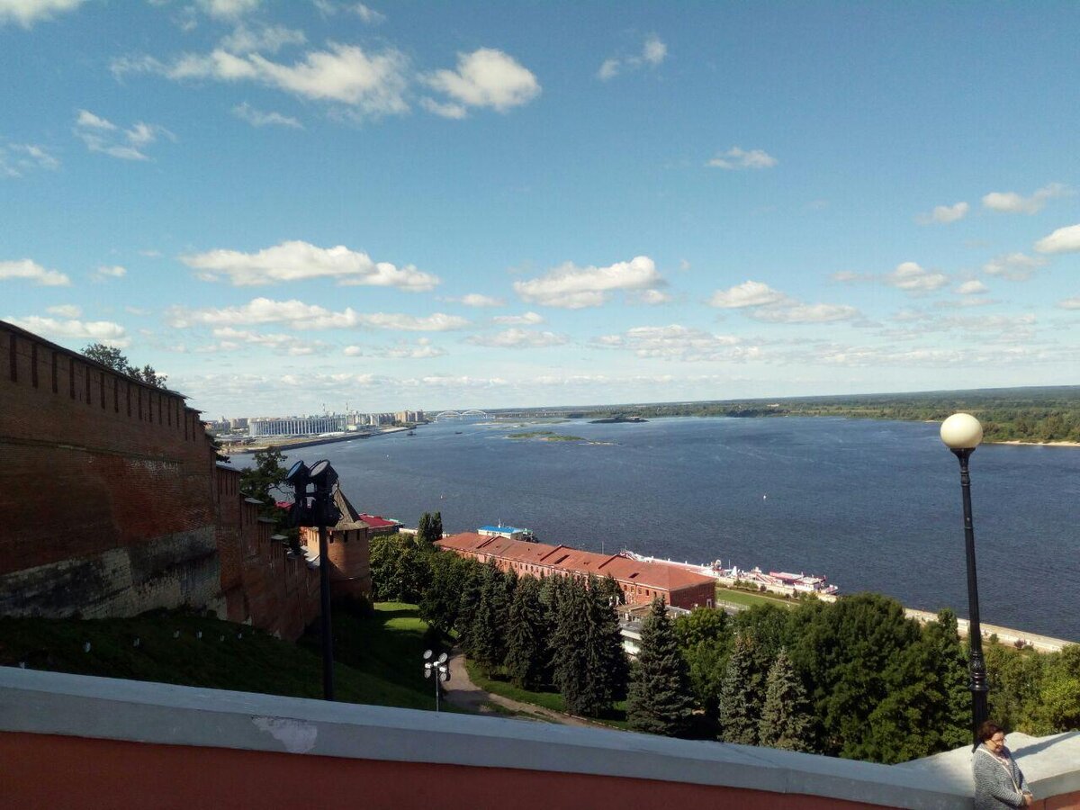 Вид на Волгу