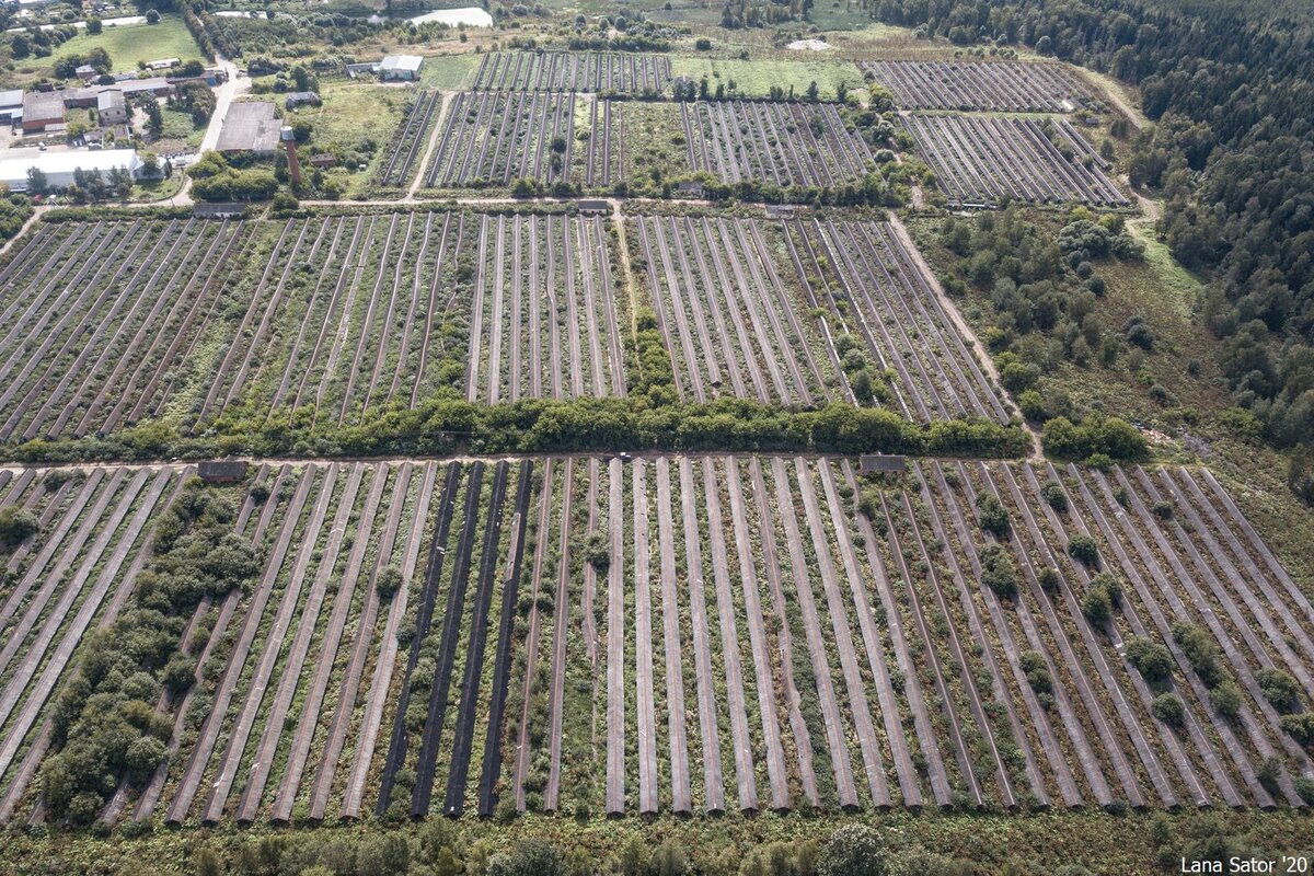 Из окна самолёта комплекс выглядел примерно так, но находился гораздо дальше