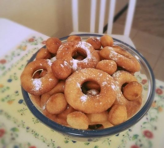 Целая тарелка пышек