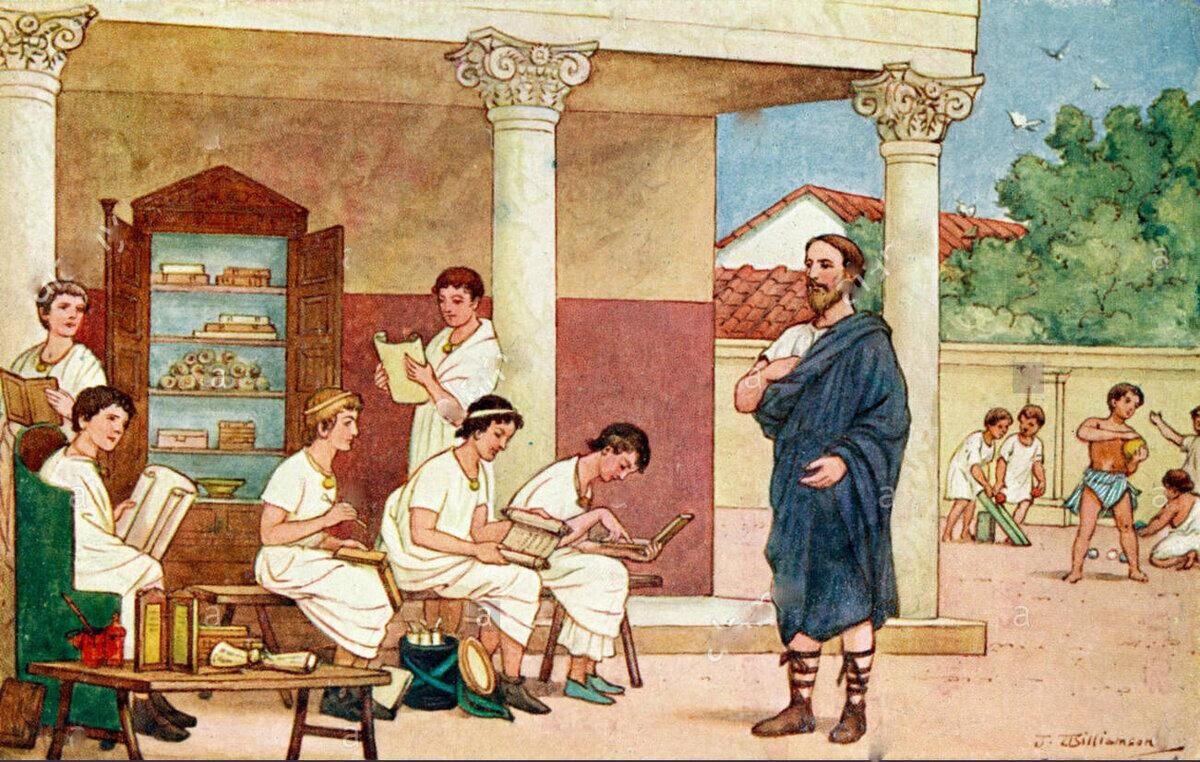 Учитель в древнем Риме