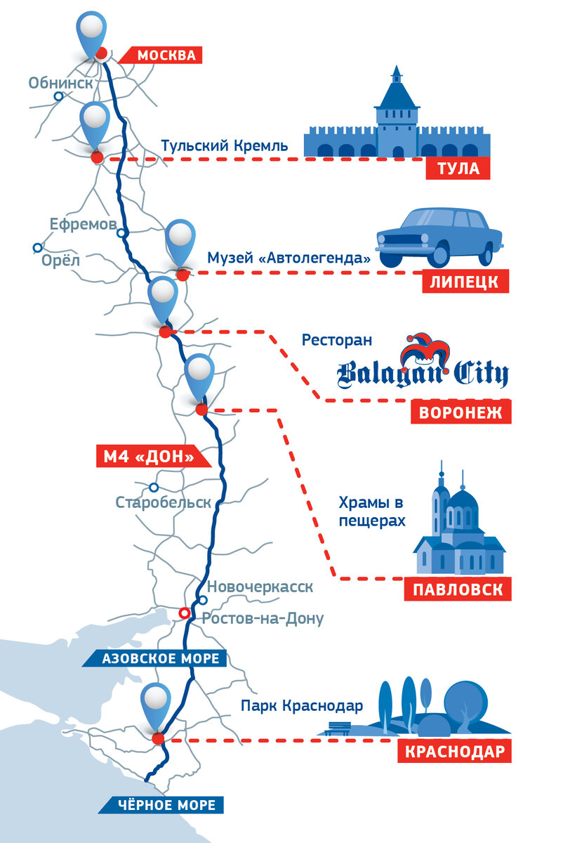 1543 км увлекательного пути по М-4 | ОССП оператор | Дзен