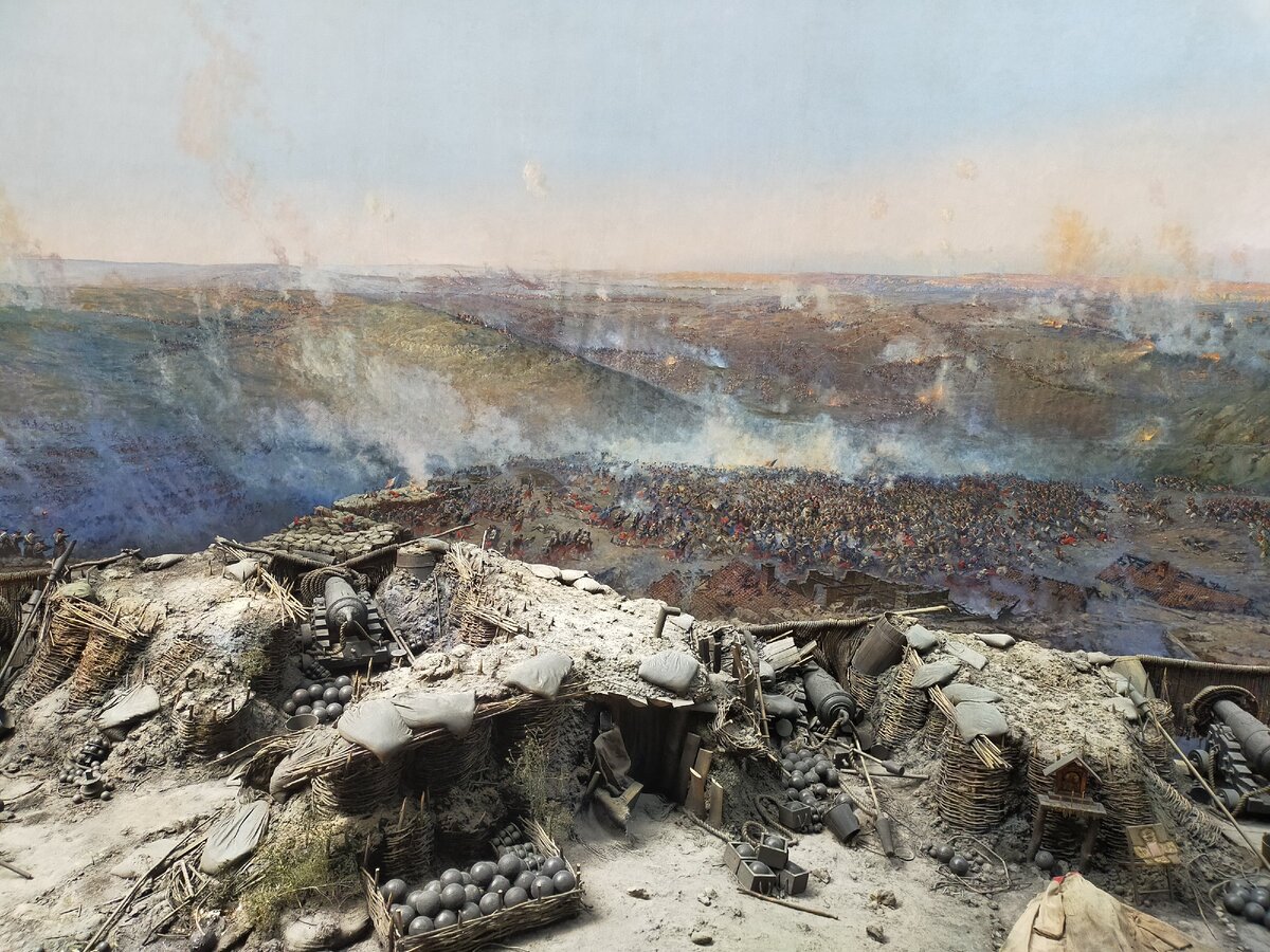 Битва за крым дата. Битва за Севастополь 1854. Диорама Крымской войны в Севастополе.