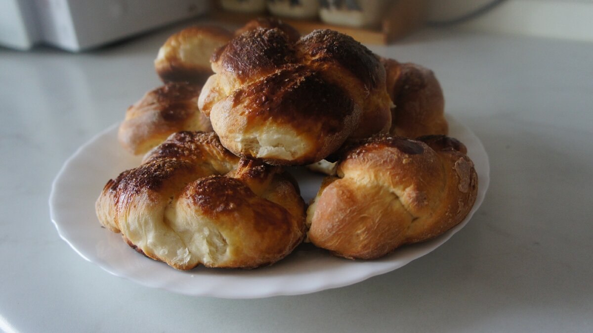 Нежнейшая выпечка. Булочки с карицей и сахаром. | Ta Ta Food | Дзен