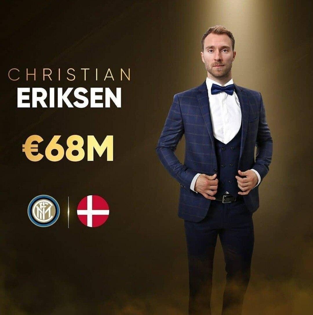 Кристиан Эриксен(Интер/Дания)