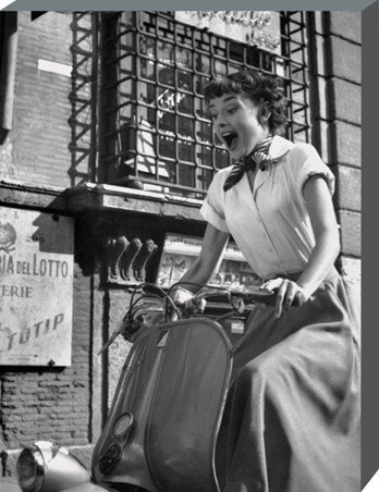 кадр из фильма "Римские каникулы"