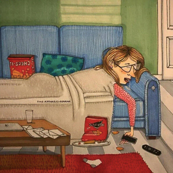 Анекдот: Зять и теща остались одни дома. Теща «пилит» его целый, а сама ...