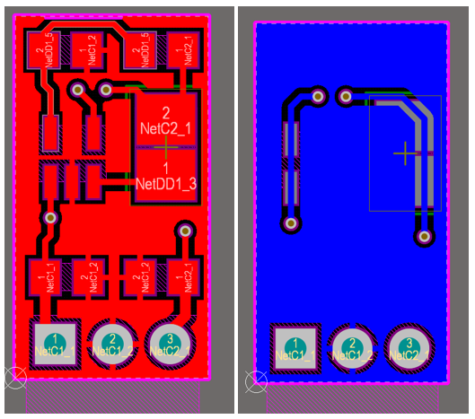 Рисунок 2 – Плата печатная