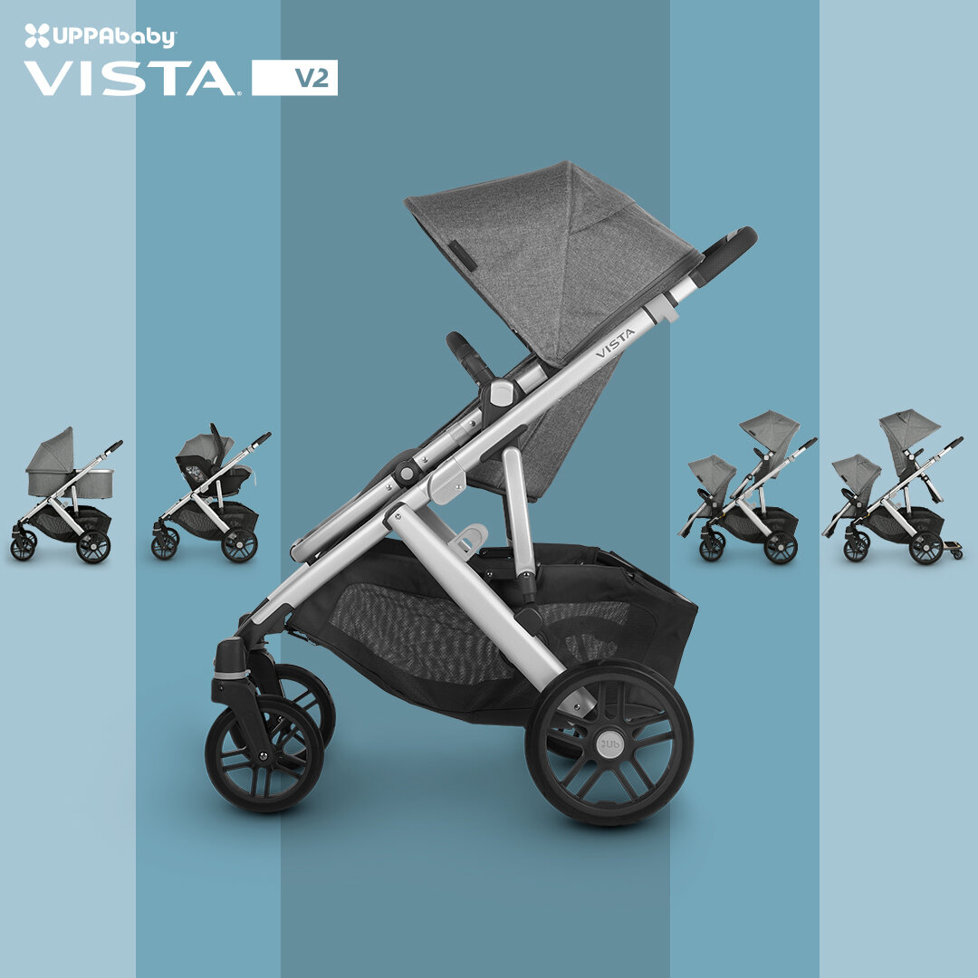 Коляска, которая растет вместе с вашей семьей UPPAbaby Vista V2 (разные конфигурации)