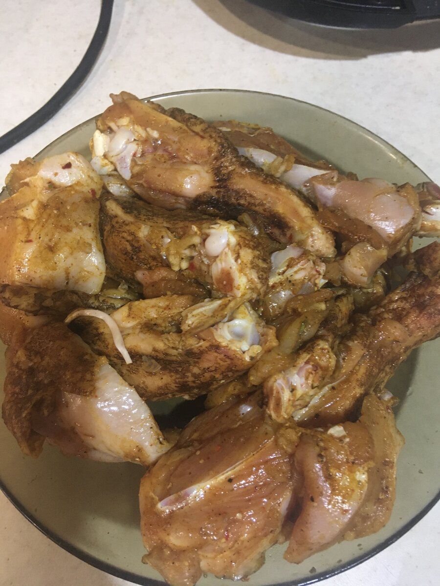 Оставляем курицу «напитаться» 10 минут 