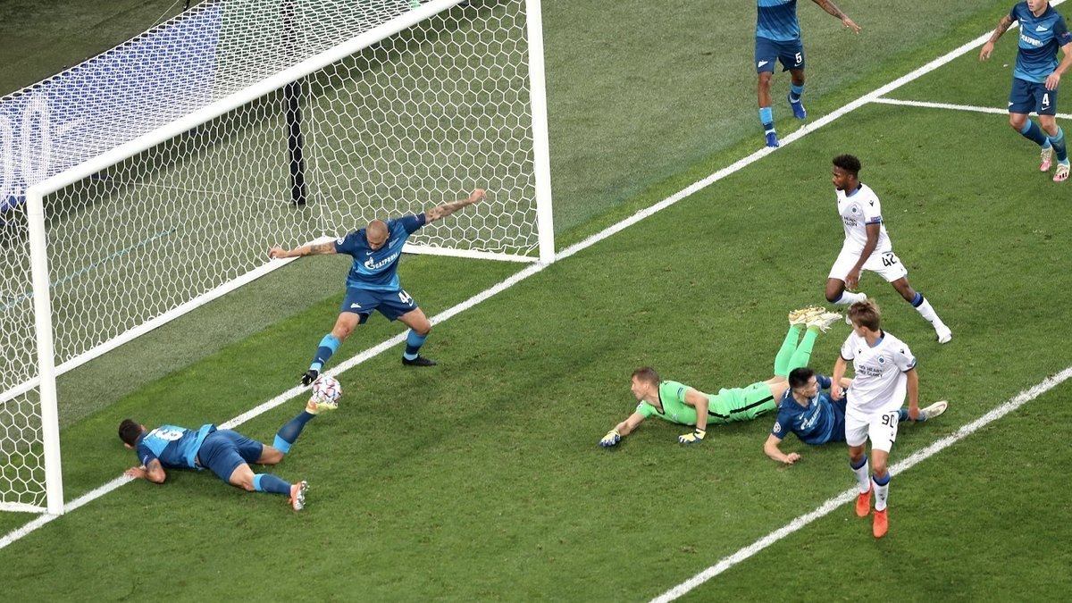 вся игра Зенита в одной картинке источник -  football24.ua