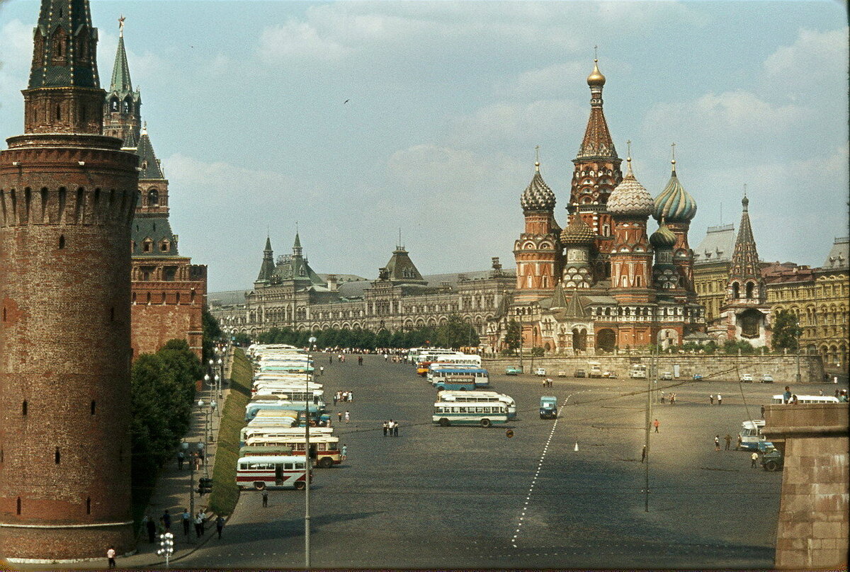 виды москвы на старых
