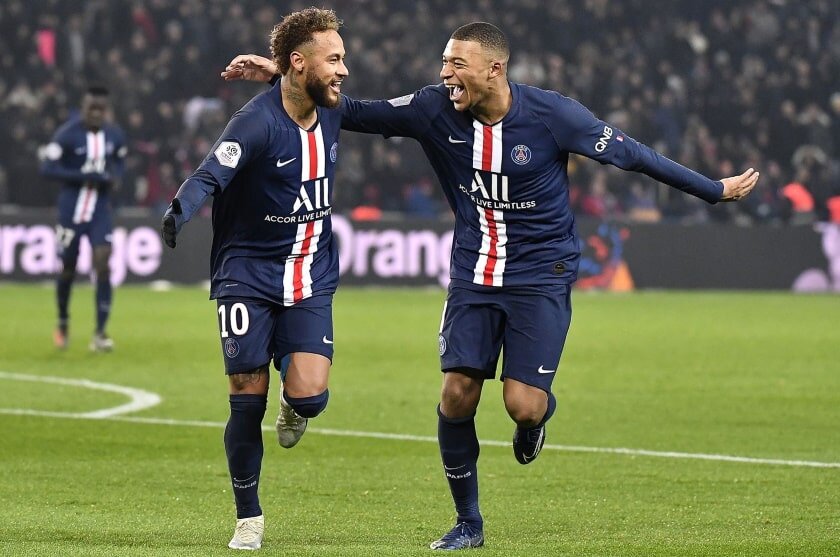 Неймар и Мбаппе