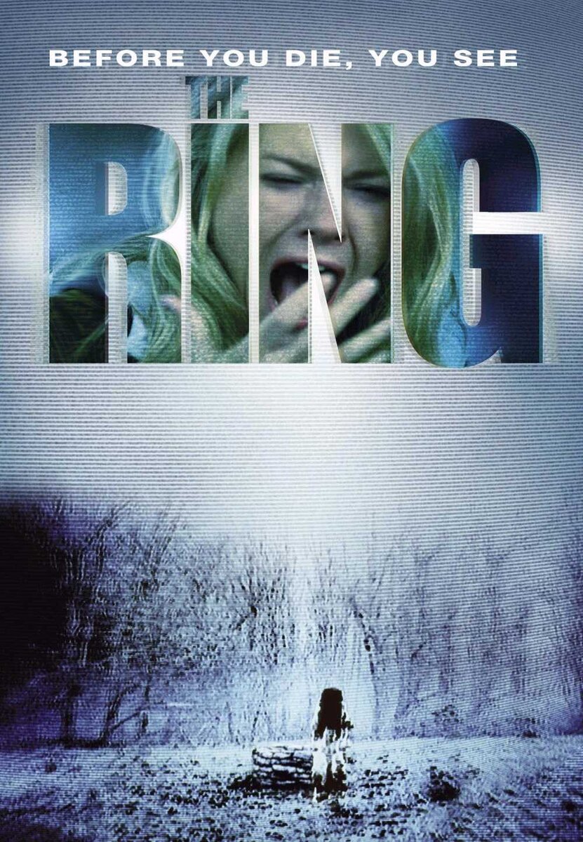 американский постер - poster to "The Ring" -2002 -by Gore Verbinski - Источник - cartelesmix.com