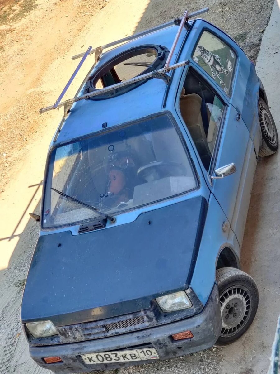 Ока с самодельным люком