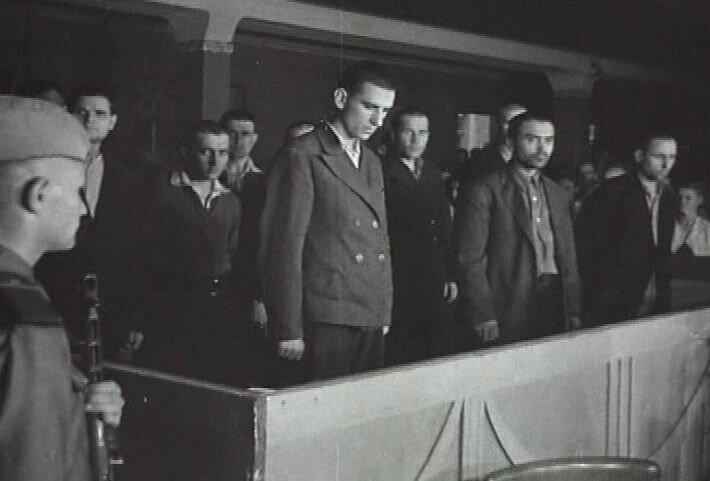 Судебный процесс в Краснодаре, июль 1943 г.