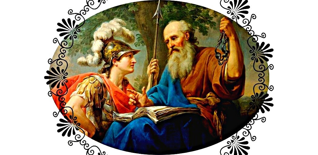 Сократ обучает Алкивиада. Решительности и прозорливости в сражениях и общении с людьми  ученик обязан именно своему Учителю