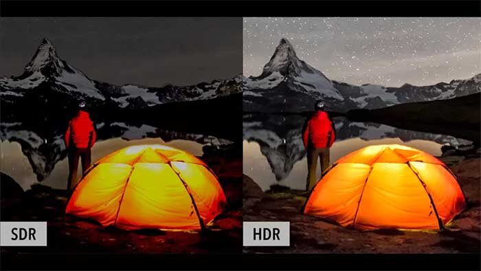 SDR vs HDR (Image credit: Dolby)