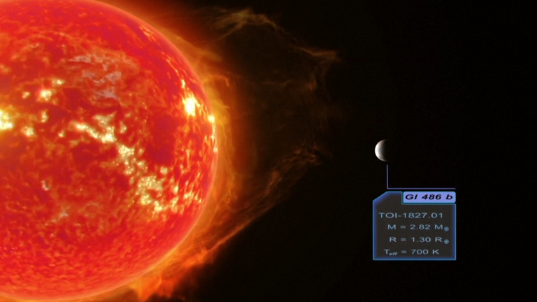 Gliese 486 b залит радиацией своей местной звезды. Фото: Renderarea / Reuters