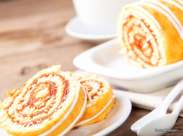 Бисквитный рулет