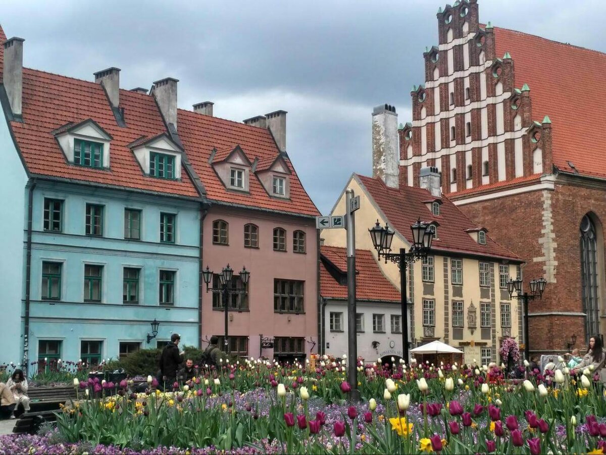 Центр Риги, в районе Домского собора 