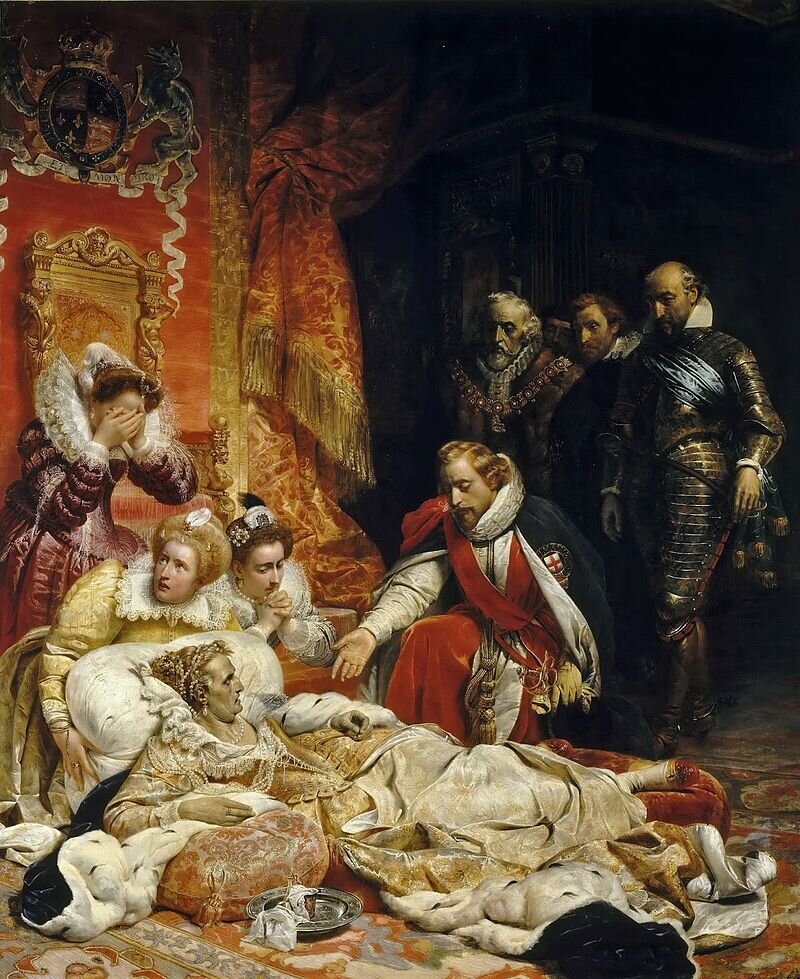 «Смерть Елизаветы I, королевы английской». П. Деларош. Источник: wikipedia.org