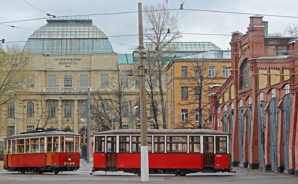 г. Санкт-Петербург. Трамвайный парк на Васильевском острове
