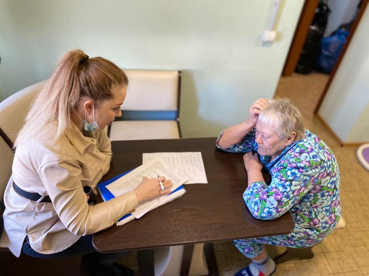 В «Доме Милосердия» Надежда Барышева // Фото предоставлено автором