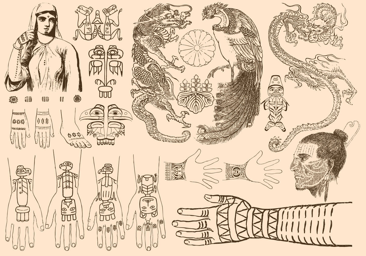 Славянские рисунки на теле