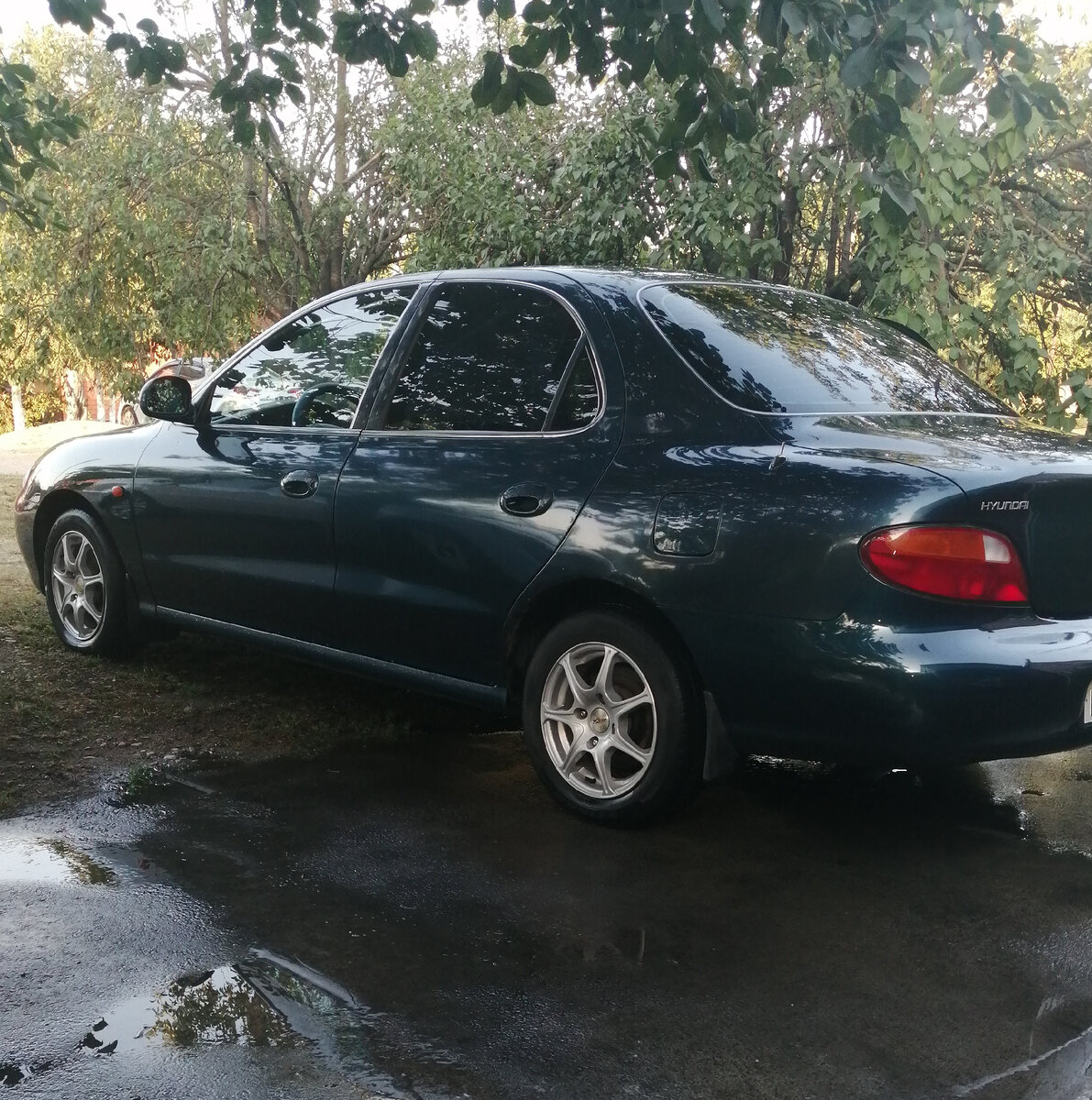 Хендай Лантра после мойки