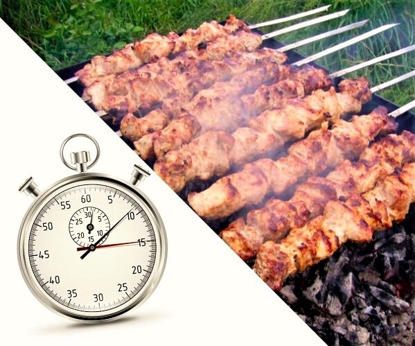 Шашлык по секундомеру: сколько жарить мясо, чтобы оно получилось ...