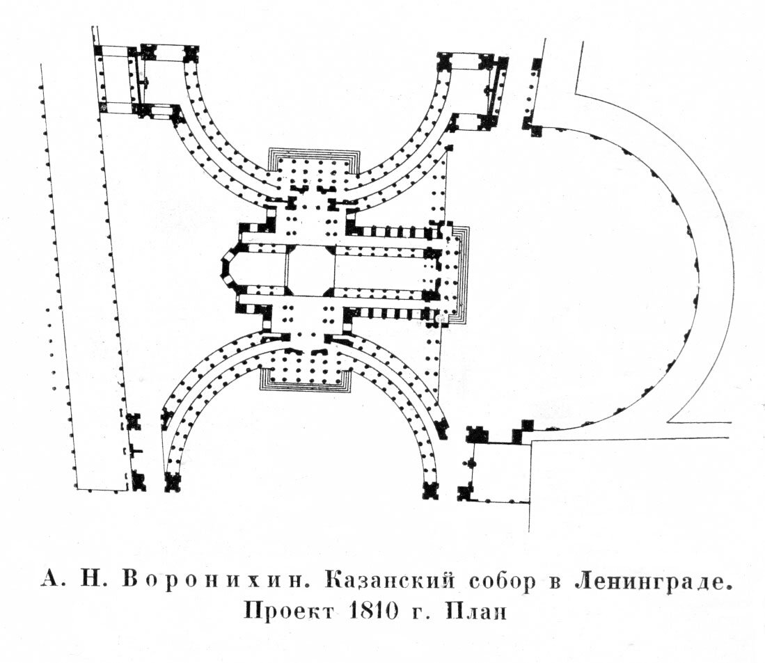 Казанский собор схема