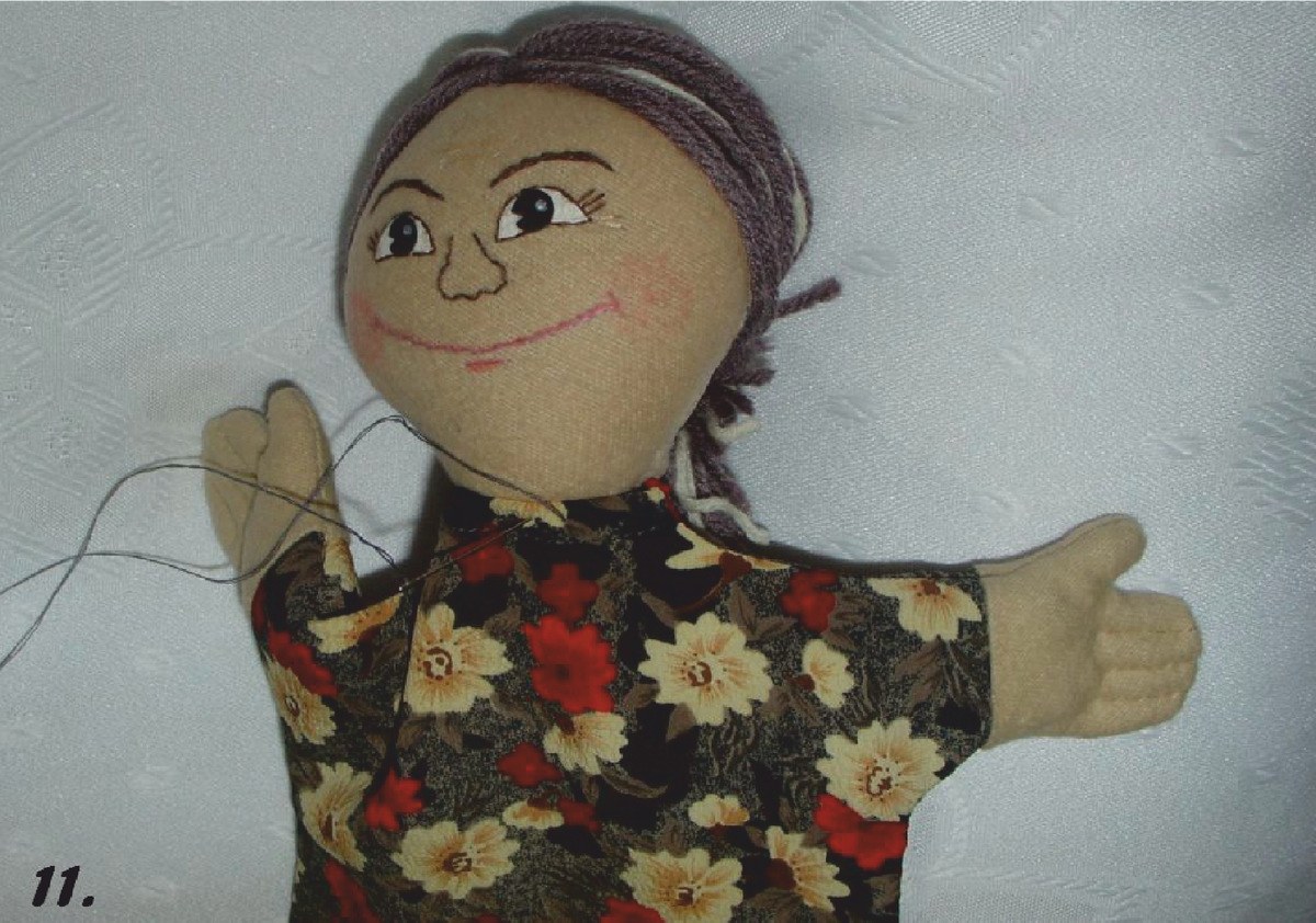 МК Кукла-перчатка Попугай (Игрушка на руку для Домашнего Кукольного Театра)