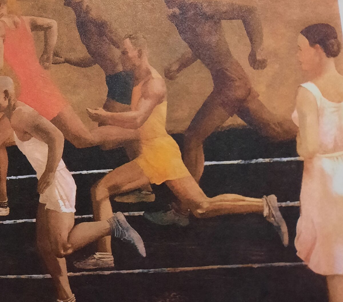 А. А. Дайнека. Бег. 1932-1933. Санкт-Петербург. Государственный Русский музей 