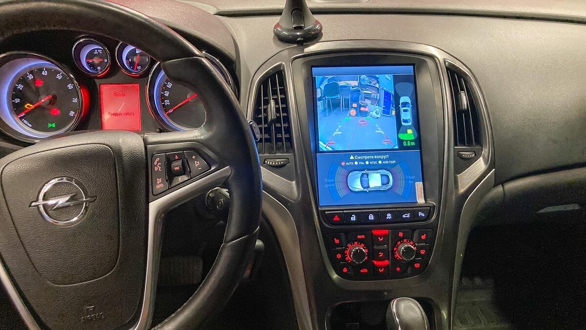 Opel Astra j + штатная магнитола Android
