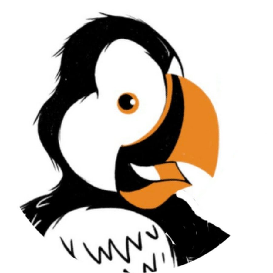 Логотип нескольких каналов Puffin-а