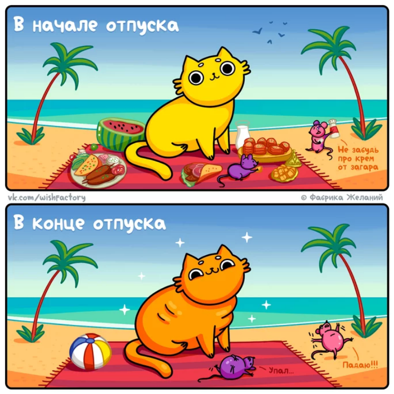 Непоседливого кота Булчика, 9 прикольных комиксов про. Что шумел с утра, наказали изза того.